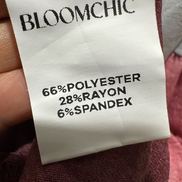 BloomChic Plus Size 2XL Color Block Contrast Cap Sleeve Tank Top us18-20 - Picture 7 of 8